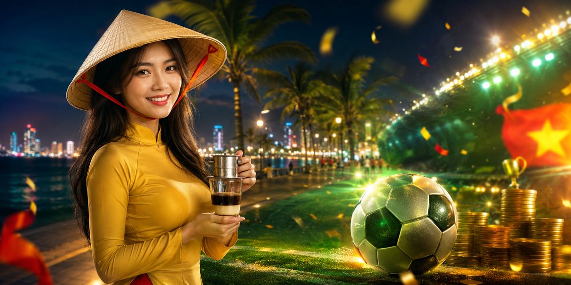 Khung cảnh Nha Trang với người hâm mộ bóng đá Việt Nam theo dõi kết quả cá cược